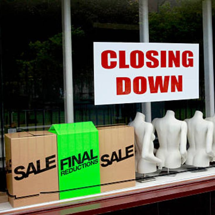 Shutting down liquidating overstock inventory