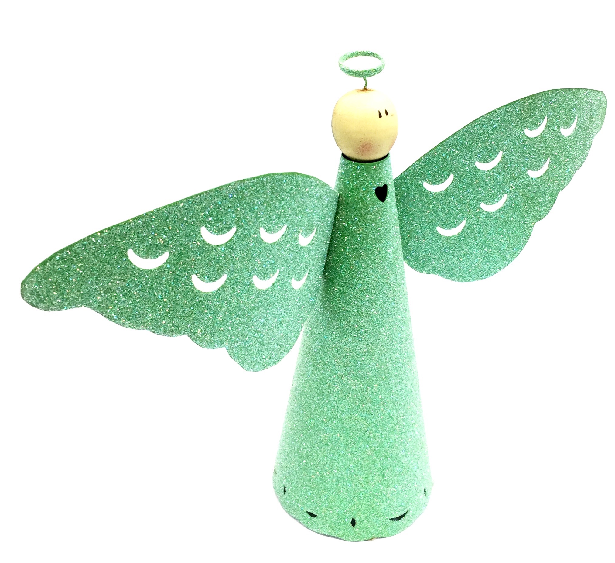 Sage Glitter Angel 18"