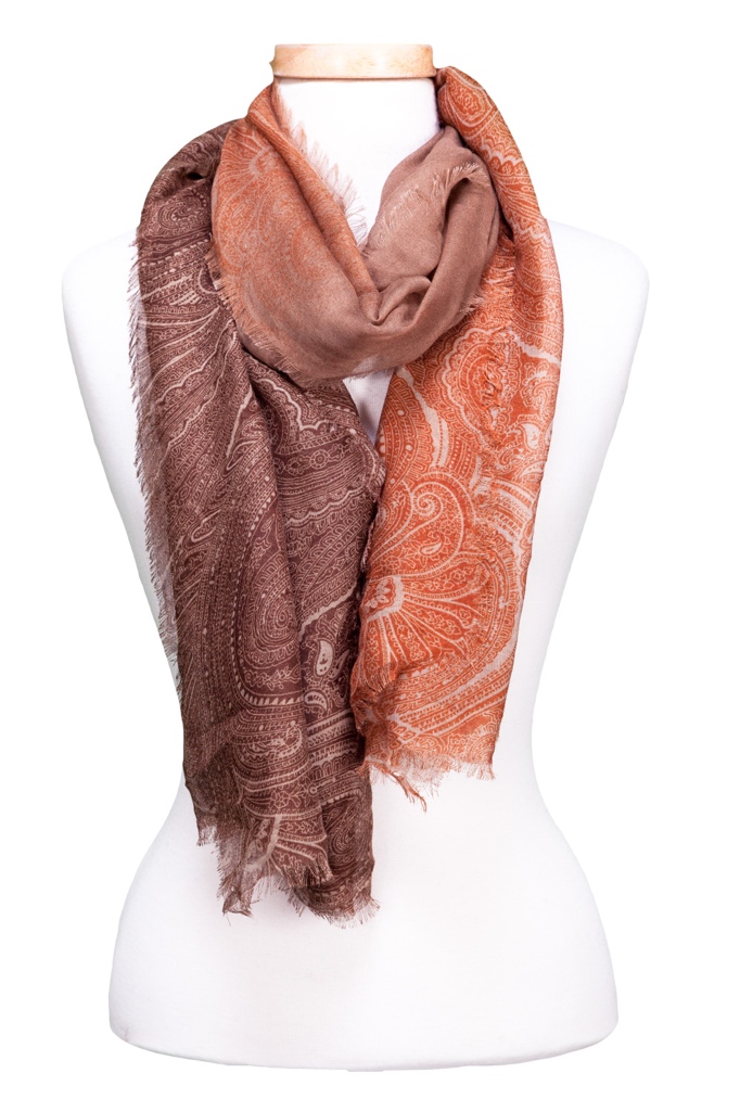 Swirling Sheer Scarf Asst