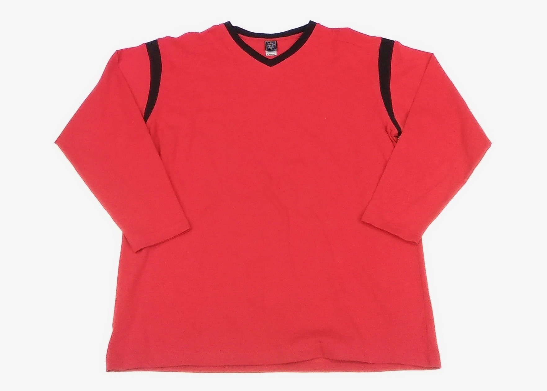 (image for) Long Sleeve V-Neck RED