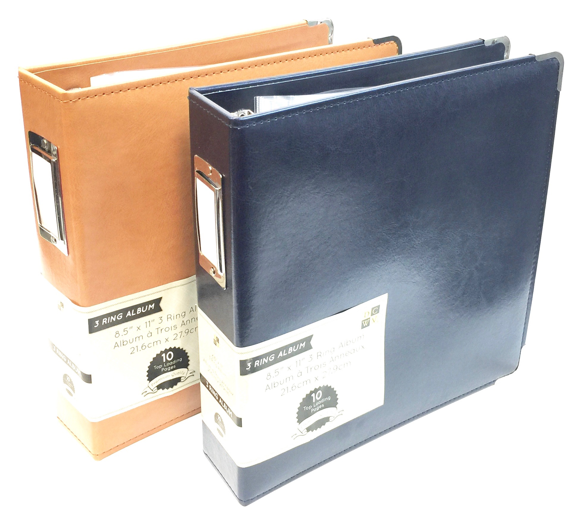 Album 3 Ring 8.5x11 Faux Leather