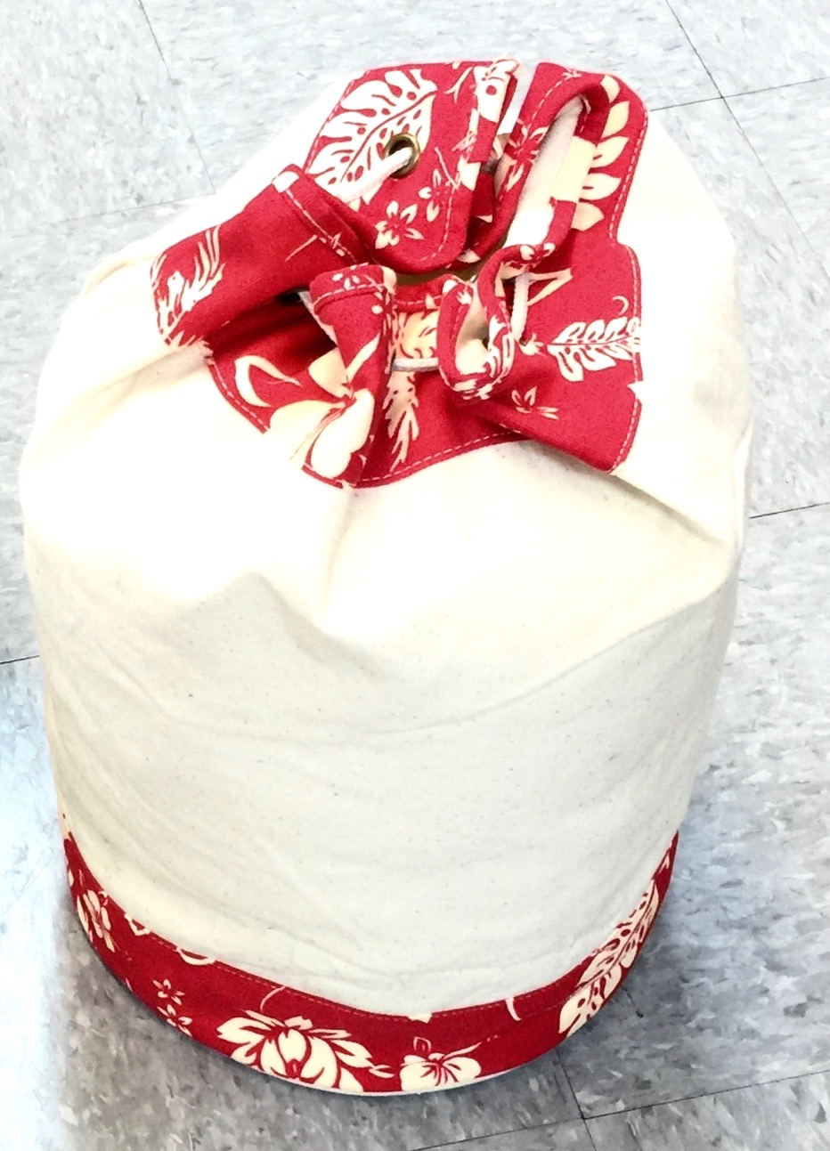 Canvas Drawstring Red