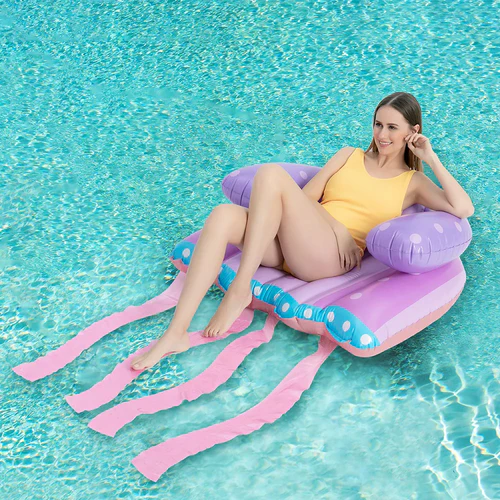 (image for) Inflatable Pool Float Water Lounge Jellyfish