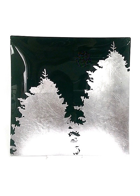 12x12 Square Plate - Green