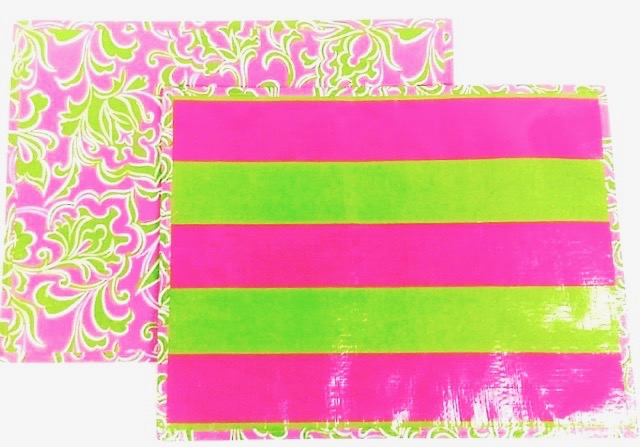 (image for) Pink/Green Swirl Rev Place Mats