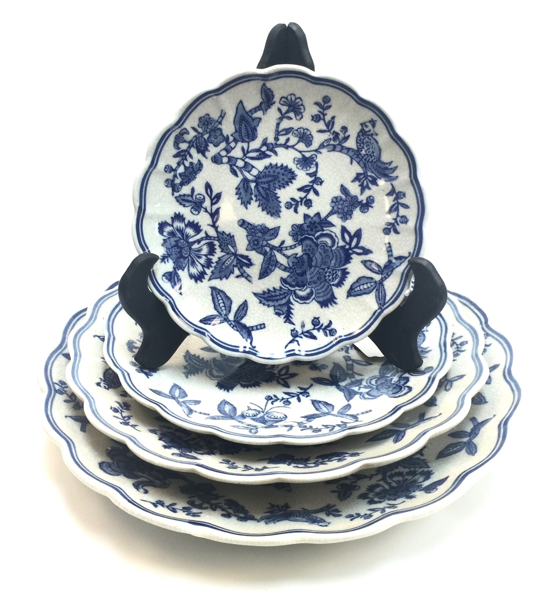Black/White Plates Set/4