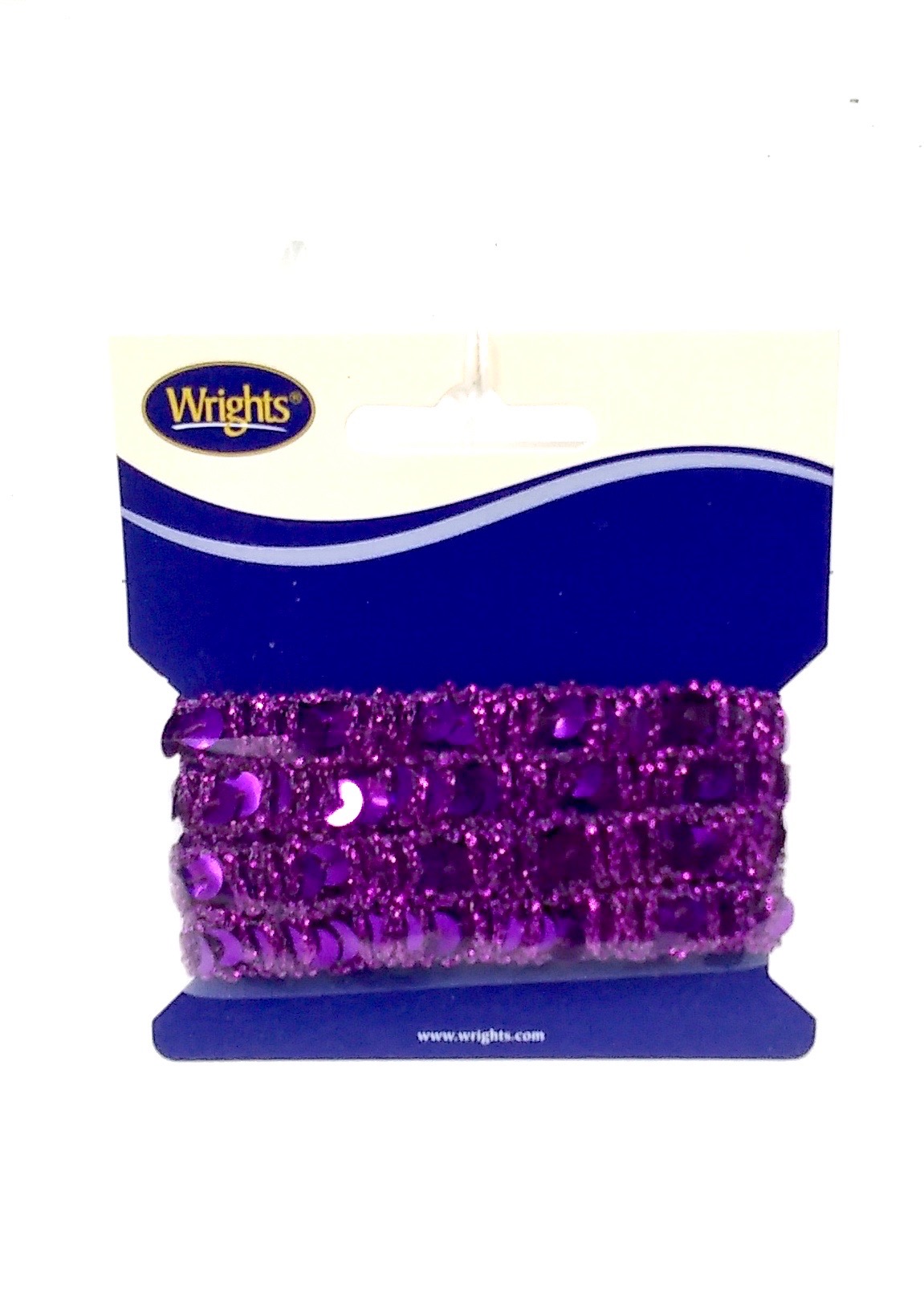 (image for) Stretch Sequin Trim - Purple