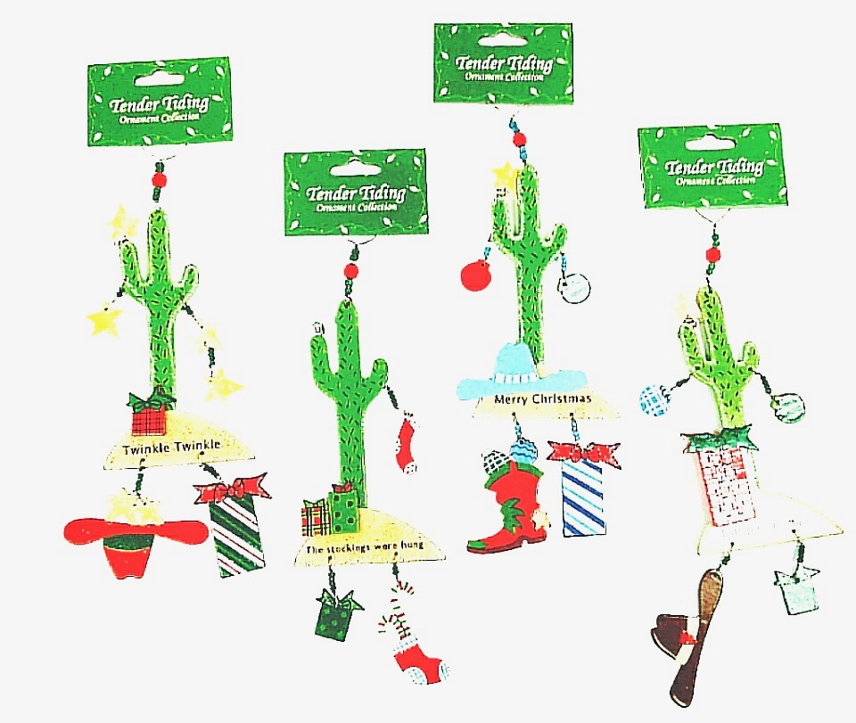 Tender Tiding Ornament - Fiesta Cactus