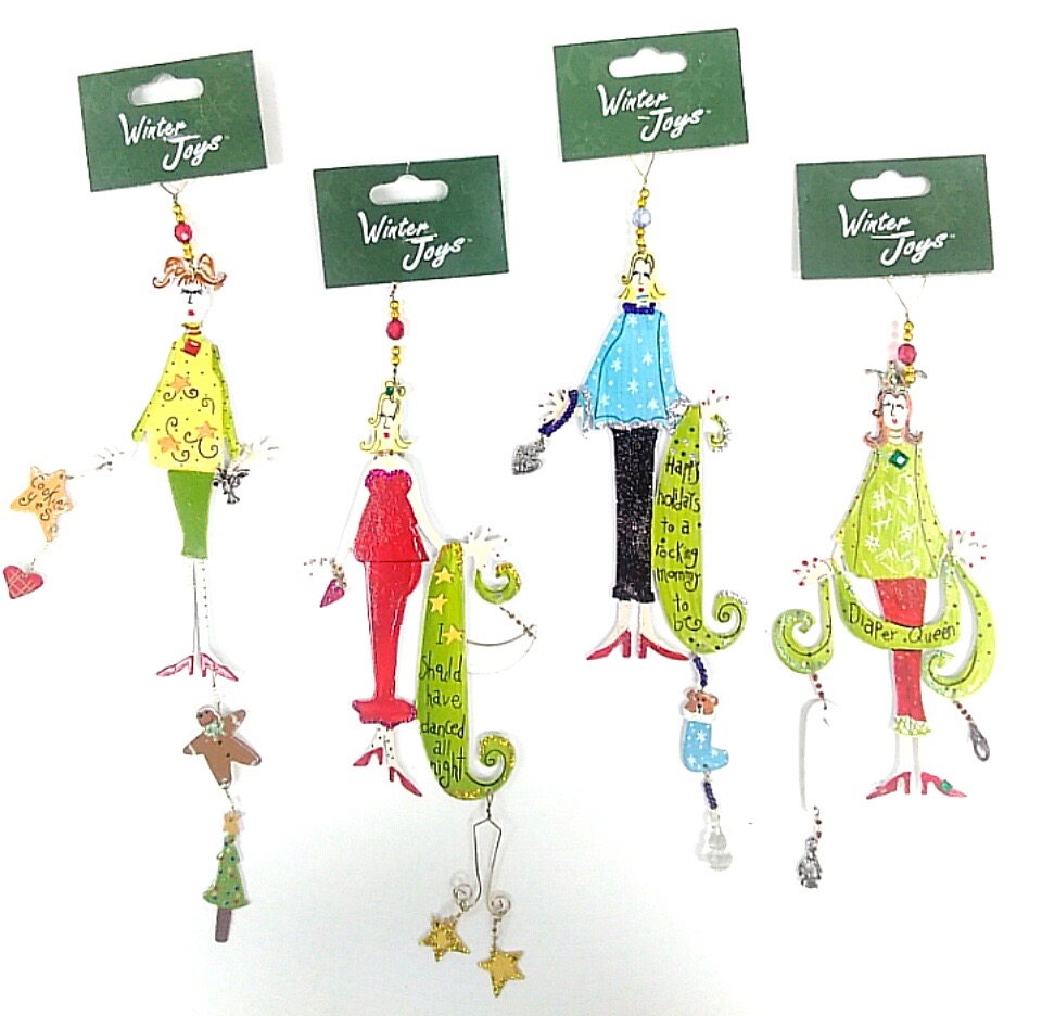Tender Tidings Ornaments Set/4