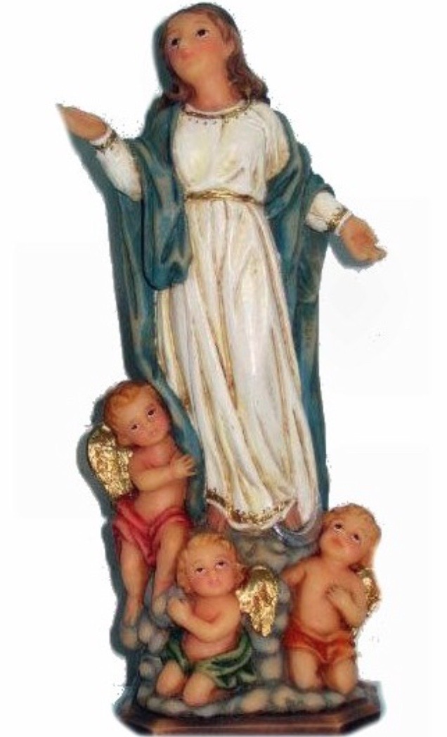 Maria & Three Angel Figurine