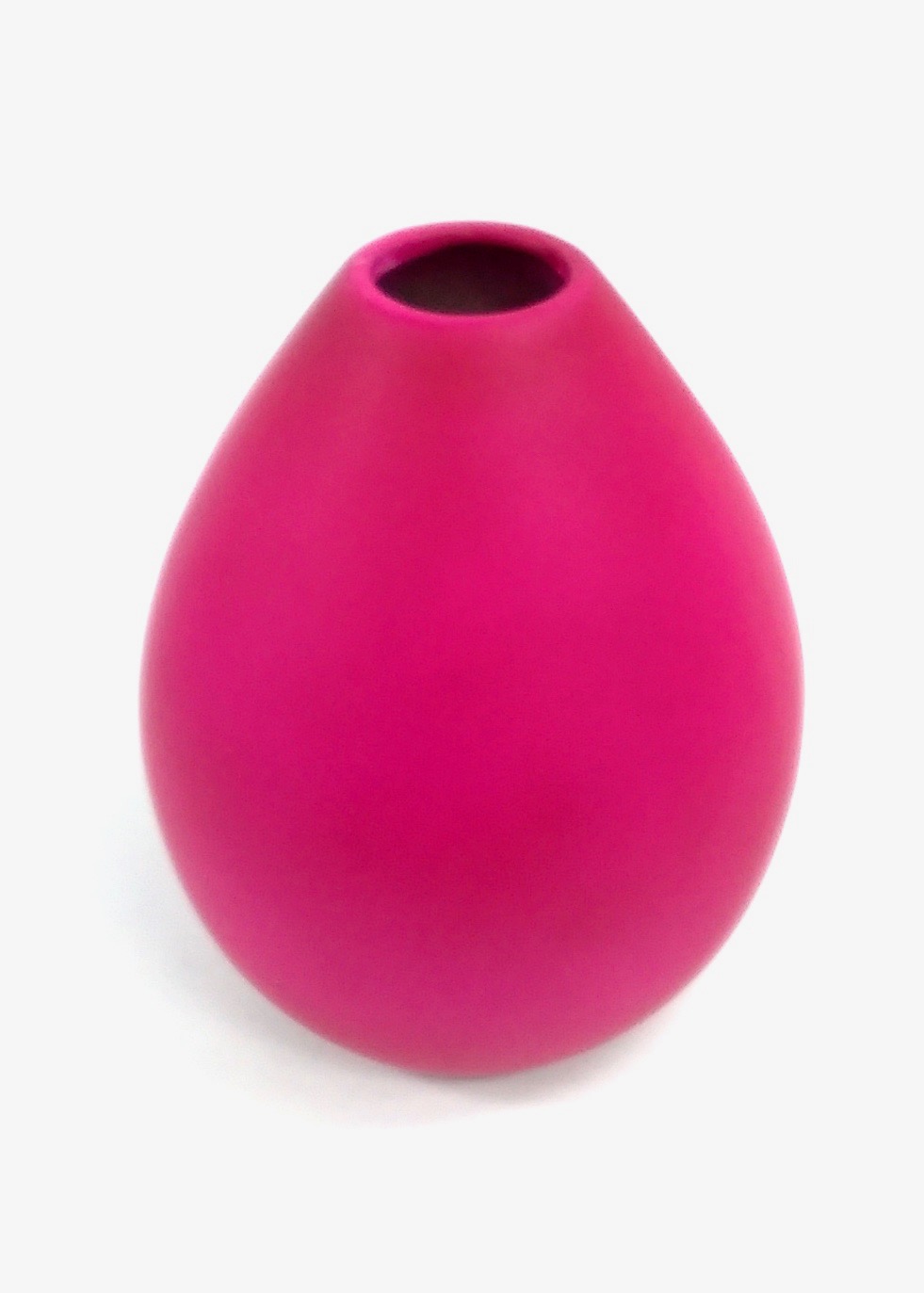 6.5" x 5" Vase Hot Pink