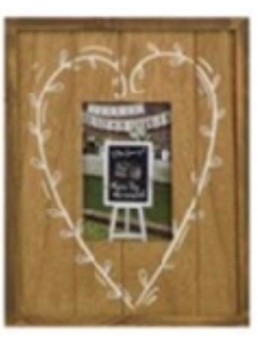 Alsace Heart 8x10 Rustic Frame