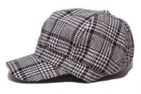 Houndstooth Plaid Hat