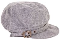 Soft Cotton Hat w/Buckle - Grey