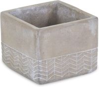 Square Concrete Planter - Small