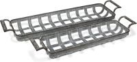 Set/2 Metal Rectangle Tray