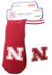 Carded 2 Pk Baby Socks w/Grippers - Nebraska