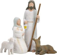 Sculpted Christmas Story Nativity Set