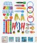 Colorful Diving Toys with Storage Bag, 28 Pcs