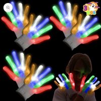 3PK - LED Gloves for Kids Multicolor