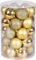 30CT 8CM Christmas Ornaments - Gold/Silver