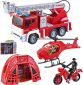 B/O Fire Station Vehicle Toy Set