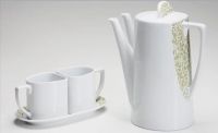 Teapot Set Acorn Leaf Sage