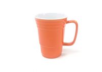 14 Oz White In/Orange Out Solo Mug