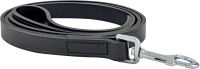 TY Dog Leather 5FT Leash- Black